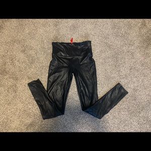 Spanx Faux Leather Leggings